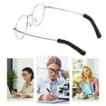 thumbnail image 6 of 2 Pairs Eyewear Retainer Eyeglass Temple Tips,Black Knitted Temples for Kids and Adults,Soft Knitted Cotton Anti Slip Holder,Glasses Ear Cushions for Glasses Piece Ear Hook, 6 of 8
