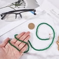thumbnail image 3 of 1set 1pc Round Glass Beads Eyeglasses Chains Neck Strap for Eyeglasses Green 740x4.5mm, 3 of 9