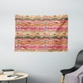 thumbnail image 1 of Eye Tapestry, Psychedelic Groovy Abstract Composition with Various Eyes Wavy Color Lines Hippie Art, Wall Hanging for Bedroom Living Room Dorm Decor, 60W X 40L Inches, Multicolor, by Ambesonne, 1 of 2