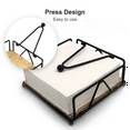 thumbnail image 4 of Napkin Holder for Table, Metal and Wood Napkin Holder, Standing Napkin Holders for Paper Napkins, for Kitchen Counter, 4 of 7