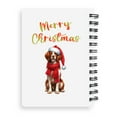 thumbnail image 2 of Merry Christmas Brittany Spaniel Enjoys Woofmas Winter Xmas Holiday Spiral Bound Journal Brittany Dog Lover Gifts Idea 5x7in Spiral Notebook - 02022, 2 of 5