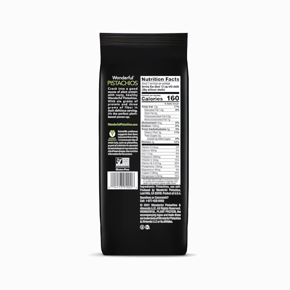 Wonderful Roasted and Salted Pistachios (Pack of 14)