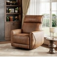 thumbnail image 7 of Ataucjin Power Recliner Chair, Swivel Rocker Chair for Adults, Upholstered Fabric Glider Recliner Nursery Chair with USB Ports, Ergonomic High Back Single Sofa Seat for Living Room, 7 of 7