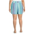 thumbnail image 4 of Terra & Sky Women's Plus Size Pleated Pull-On Shorts, 4 of 6