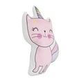thumbnail image 2 of Everything Kids Caticorn Girl Power Pink and White Toddler Decorative Pillow, 15" x 10", 1 Count, 2 of 4