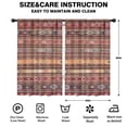 thumbnail image 2 of Blackout Kids Curtains,Boho Red Multicolored Ethnic Pattern Childrens Insulated Curtains Set Of 2,Bedroom Essentials,Toddler Room Decor 52x84in(132x213cm), 2 of 5