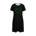 thumbnail image 5 of biudgviw Saint Patrick's Day Women's Nightgowns Print Short Sleeve Sleepwear Casual Loose Crewneck Pajama Dress S-XXL, 5 of 5