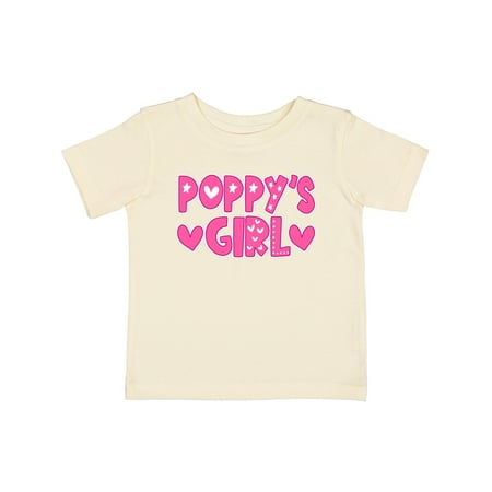 

Inktastic Poppy s Girl Pink with Hearts Gift Baby Girl T-Shirt