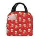 thumbnail image 1 of Disketp Christmas Hat beer for Insulated Lunch Bag for Women and Men, Perfect for Work, Hiking, Picnic, 1 of 8