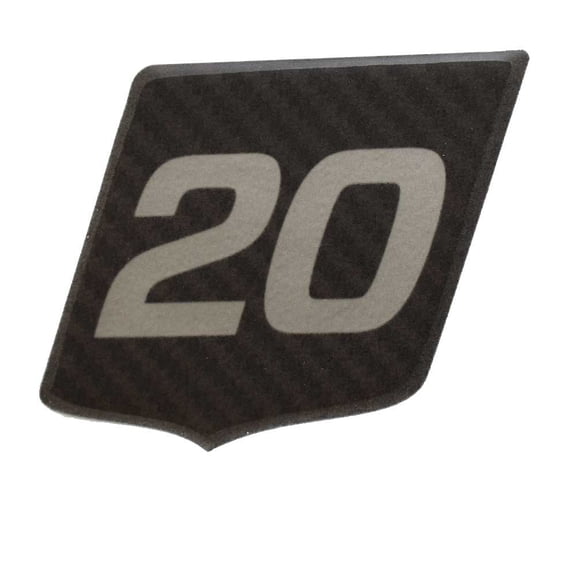 MasterCraft Boat Raised Insert Decal 7502069 | X20 Black Carbon Fiber