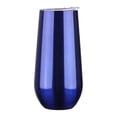 thumbnail image 4 of Vaso de vino de acero inoxidable de 6 oz con aislamiento al vacío, vaso térmico para café Azul, 4 of 9