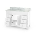thumbnail image 6 of GDF Studio Neil Contemporary 48" Wood Single Sink Bathroom Vanity W/ Marble Counter Top, 6 of 7