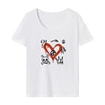 thumbnail image 1 of Camiseta para mujer de verano clásico traje cuello redondo camisa para viajes trabajo mochilero S, 1 of 7