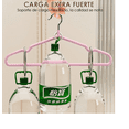 thumbnail image 4 of 20 Ganchos Para Ropa Metalicos Organizador Ropa multicolor, 4 of 4