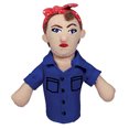 thumbnail image 2 of Rosie The Riveter Peluche Marioneta de dedo e imán para refrigerador - Juguete para niños The Unemployed Philosophers Guild The Unemployed Philosophers Guild, 2 of 2