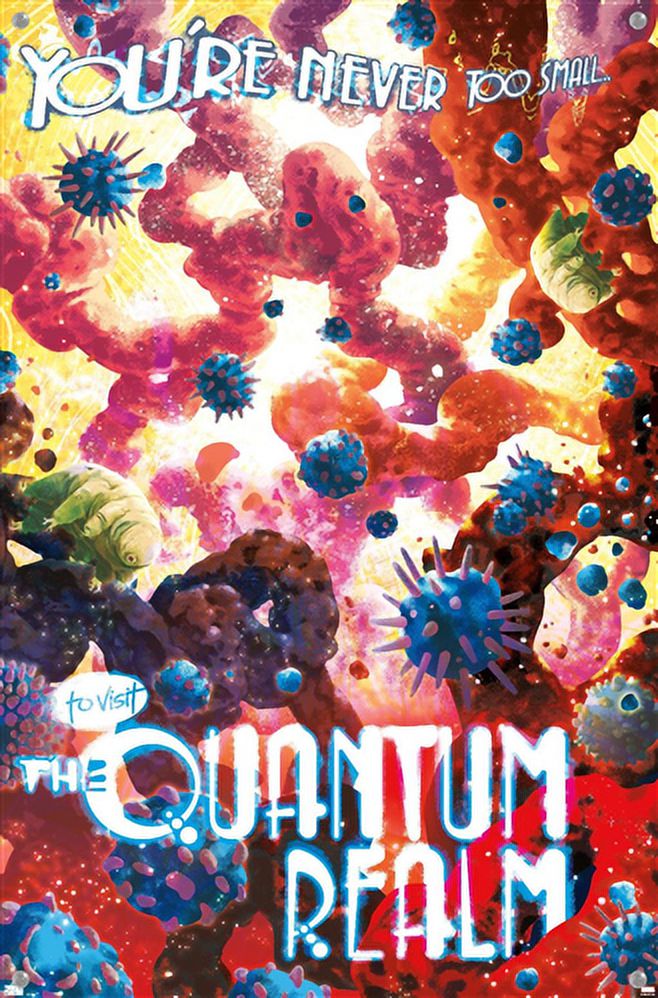 Marvel: Hero Lands - Quantum Realm Wall Poster with Push Pins, 14.725" x 22.375"