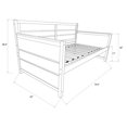 thumbnail image 6 of Kodiak Furniture Marisa Wood Daybed in Weathered White with Mattress, 6 of 7