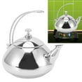 thumbnail image 1 of Stovetop Tea Kettle, 1.5L Tea Pots Brushed Professional Silver With Infuser For Loose Leaf For Kitchen, 1 of 8
