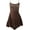 Coffee-1, variant on Ladies Short Elegant Dress Rhinestone Sexy Suspender Semi Transparent Retro Dress For Party L,Coffee-1