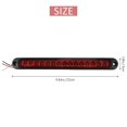 thumbnail image 4 of 2Pcs 10Inch 15 LED Trailer Light LED Stop Turn Tail Light Third Brake Bar Strip for Heavy Duty Boats Trucks Red, 4 of 5