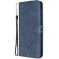 thumbnail image 2 of Compatible with Samsung Galaxy A71 5G Wallet Case, Galaxy A71 5G Leather Flip Folio Case with Card Holders Kickstand Magnetic Feature Shockproof Case for Samsung Galaxy A71 5G Matte Blue, 2 of 8