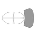 thumbnail image 2 of Rvinyl Window Tint Kit Compatible with Lexus ES 1992-1996 - Rear Windshield Precut Kit - 50%, 2 of 8