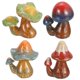 thumbnail image 1 of 4 Piezas de Cubiertas de Tornillo de Inodoro, Tapas de Cerámica para Decorar el Baño, Multicolor, 1 of 6