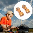 thumbnail image 4 of Lot de 2 Bras de Balançoire de Voiture Télécommandée 1/28 Bras de Balançoire Modification Crawler Pièces Métalliques Automobiles Remplacement pour MINI-Q9 Or, 4 of 6