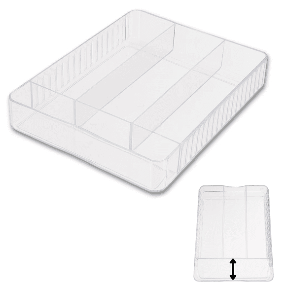 Organizador expandible ajustable de 29 a 56 cm para cocina, alacena, maquillaje