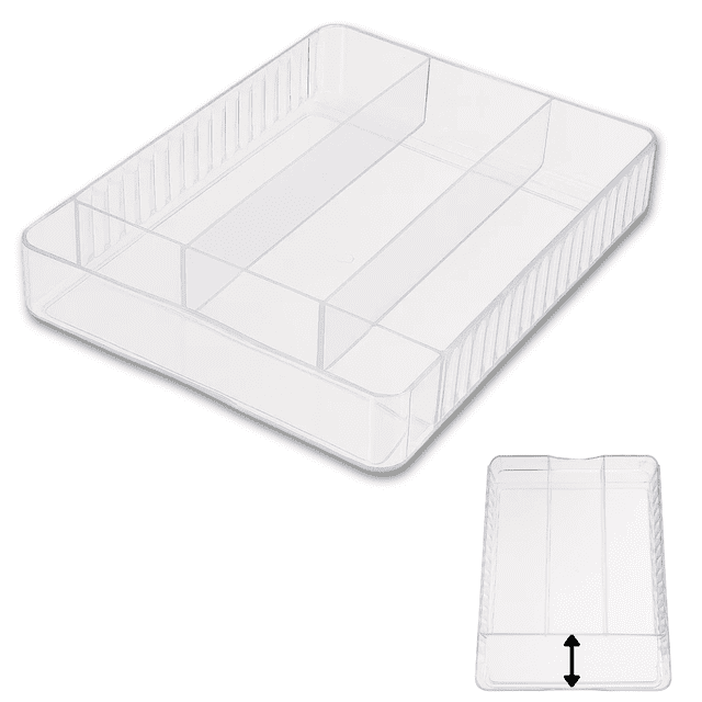 Organizador expandible ajustable de 29 a 56 cm para cocina, alacena, maquillaje