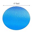 thumbnail image 2 of Mistaha Couverture de Piscine Ronde en Forme de Cœur Bleue, Imperméable et Durable pour la Rétention de Chaleur et la Protection contre les Débris, 2 of 7