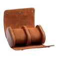 thumbnail image 1 of Estuche de viaje para relojes, caja de almacenamiento ligera para hombres y mujeres, estuche enrollable para relojes, organizador de cuero sintético Doble, 1 of 8