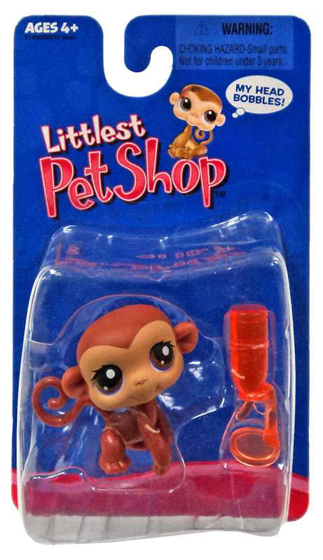Littlest Pet Shop LPS pink monkey Child Boy Girl Figure 