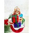 thumbnail image 4 of Christmas By Krebs Blown Glass  Collectible Tree Ornaments  (4" Overloaded Santa Bag), 4 of 6