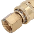 thumbnail image 3 of 5000PSI High Pressure Washer Fittings Washing Machine Pipe Adapter Female Male Connectors M18x1.5mm Female Thread Plug and Socket, 3 of 4