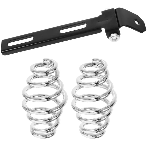 BESTONZON 1Set Motorcycle Seat Springs Bracket Black Resilient Cushion Support Accessory for Motorcycle Use