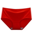 thumbnail image 4 of Blmnix Panties for Women Moisture Wicking Breathable Hipster Panties Seamless Underwear Boxer Red Boxer Briefs for Women, 4 of 5
