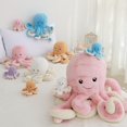 thumbnail image 1 of 1PCS 60CM Creative Octopus Plush Toys Octopus Whale Dolls & Stuffed Toys Plush Small Pendant Sea Animal Toys Children Baby Giftspink60cm He Qiyong unisex, 1 of 1