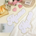 thumbnail image 5 of 4pcs 2 Styles Mama Iron on Patch Mama Chenille Letter Patch Mother's Day Theme Embroider Thread Iron on Patches, 5 of 9