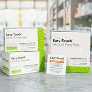 EasyTouch 2-Ply Alcohol Sterilized Pads, Medium, 100 Count