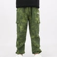 thumbnail image 3 of Mikilon Boys Outdoor Cargo Pants Size 8-13 Years Elastic Waist Baggy Pants Comfortable Baggy Pants with Pockets, 3 of 4