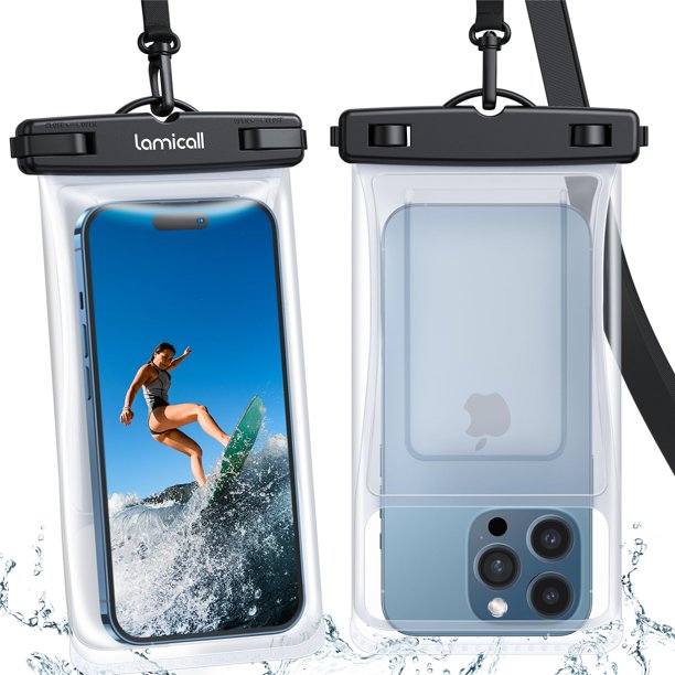 Funda impermeable para teléfono Lamicall Floating IPX8 para iPhone