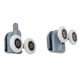 thumbnail image 1 of Puerta corrediza enrollable de 23mm, 2 rodillos para puerta enrollable, rodillo inferior para cabina de baño, uno, 1 of 4