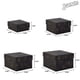 thumbnail image 2 of Set de cajas de regalo Sorarto de 4 piezas con forma de nido floral en oro negro, 2 of 8