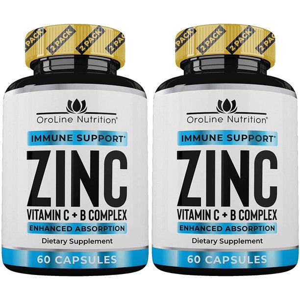 OroLine Zinc Immune Support Supplement with Vitamin C and Zinc 50mg 2