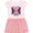 Pink With Stripes, variant on Inktastic Breast Cancer Awareness Hope and Faith with Butterfly Ribbon Gift Toddler Girl Dress