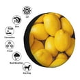 thumbnail image 4 of Yiaed Ripe Yellow Lemon Print Tire Wheel Cover, Waterproof Spare Tire Cover Fit for Jeep, Truck,Trailer, RV, SUV, Camper and Most Vehicle-15 inch, 4 of 6