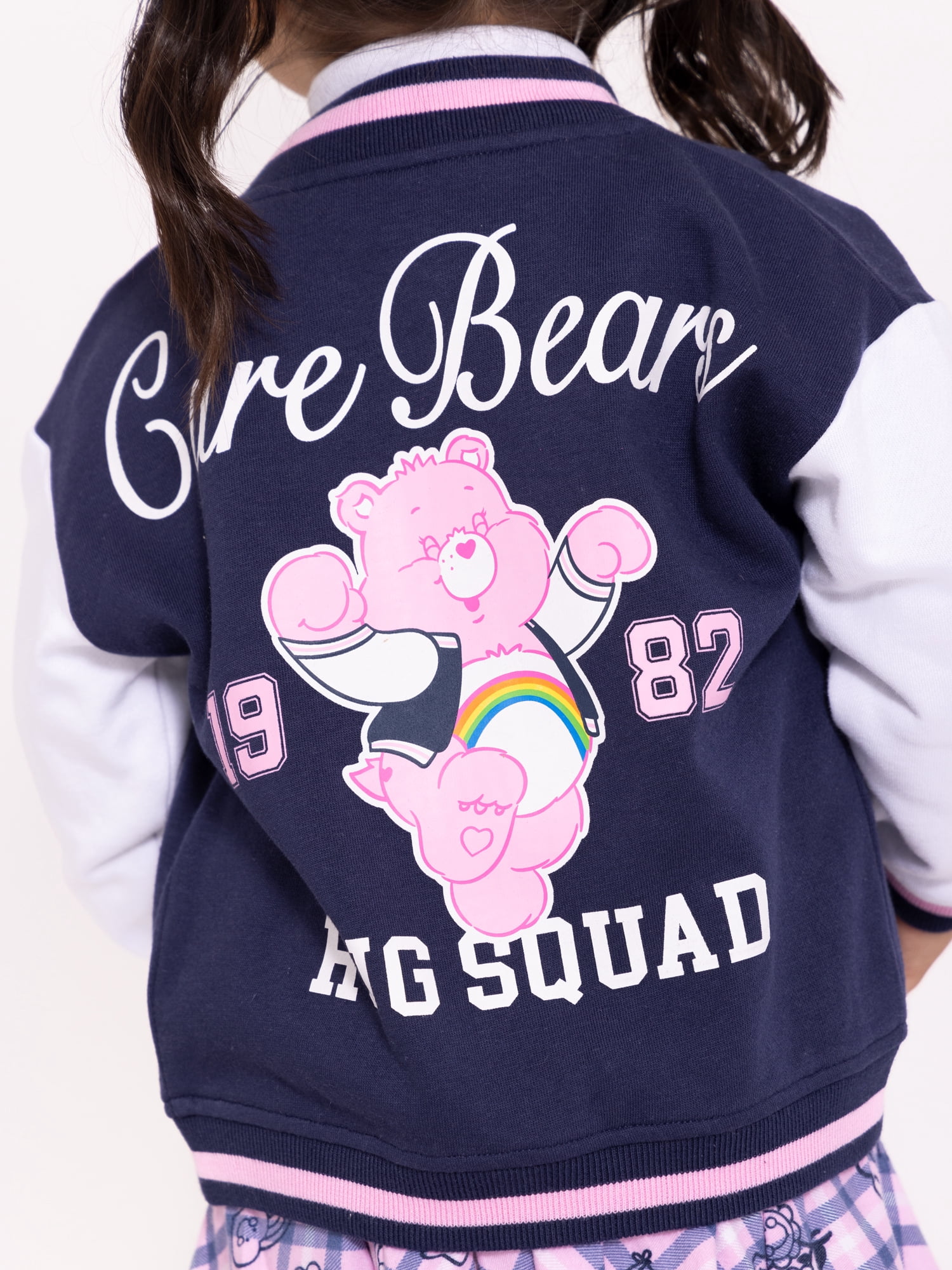 Care Bears Toddler Girls Varsity Jacket, Sizes 12M-5T