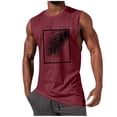 thumbnail image 3 of BRGZLK Mens Tank Tops Pullover Casual Sports Beach Summer Round Neck Sleeveless Shirts Hawaiian Print Vacation Tanks Muscle Gym Tank Top, 3 of 6