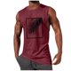 thumbnail image 1 of Hombres Moda Casual Impresión Suéter Cuello Redondo Deportes Tanque sin Mangas para el Uso Diario Al Aire Libre, 1 of 5